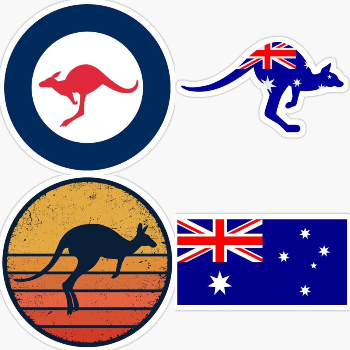 Car Accessories Australia - Autocollant de pare-chocs australien Zone kangourou,