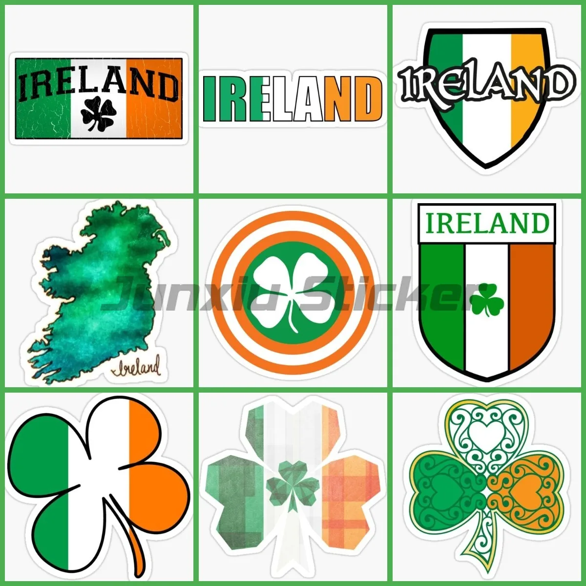 Car Accessories Ireland - Autocollants créatifs de la carte du