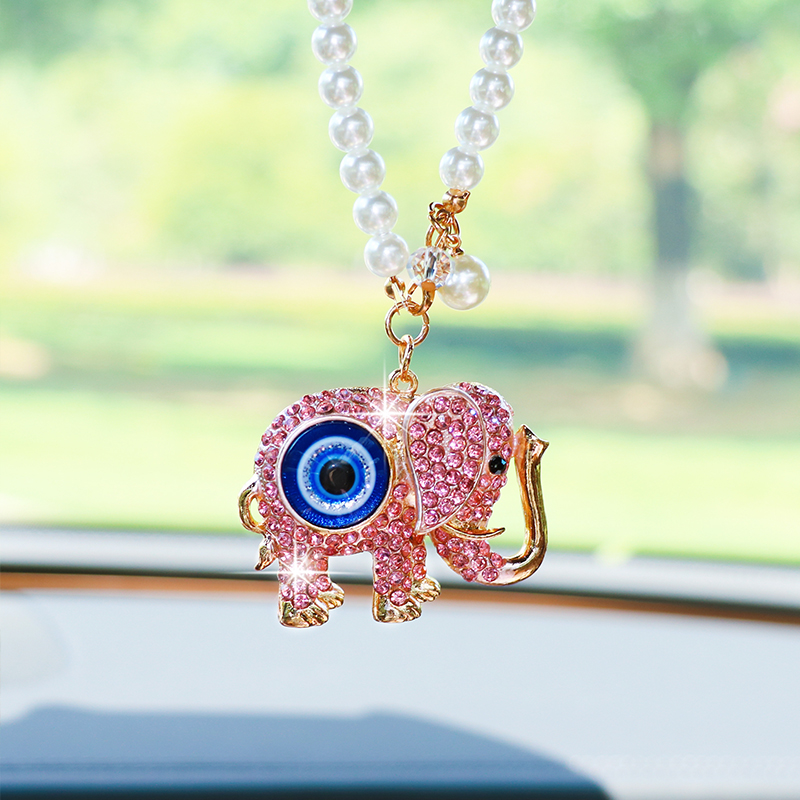 Car Accessories Evil Eye - Pendentif créatif de rétroviseur de voiture