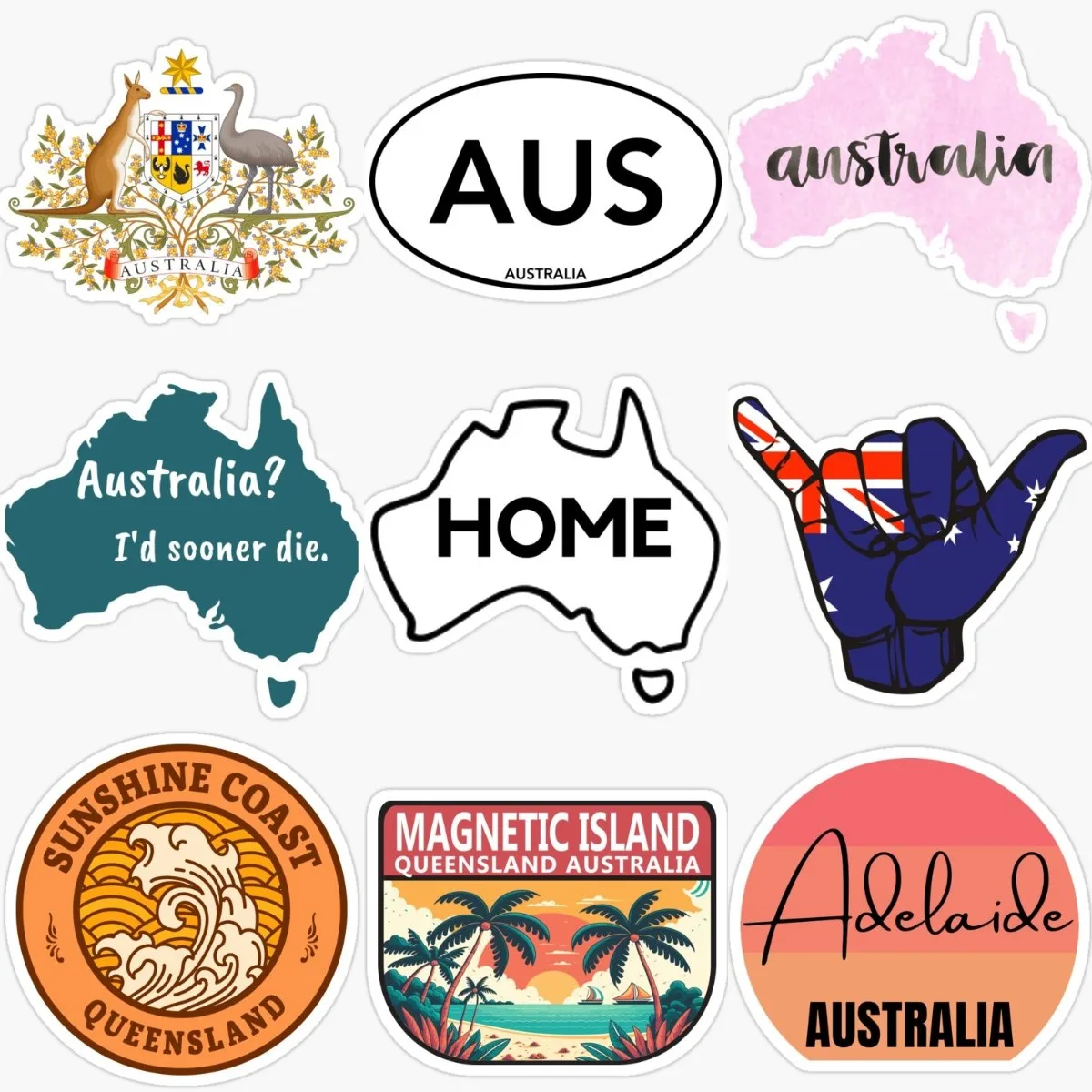 Autocollant créatif en PVC kan - Car Accessories Australia avis et prix