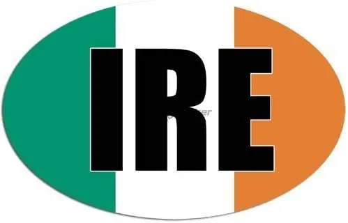 Autocollant en PVC drapeau de  - Car Accessories Ireland avis et prix