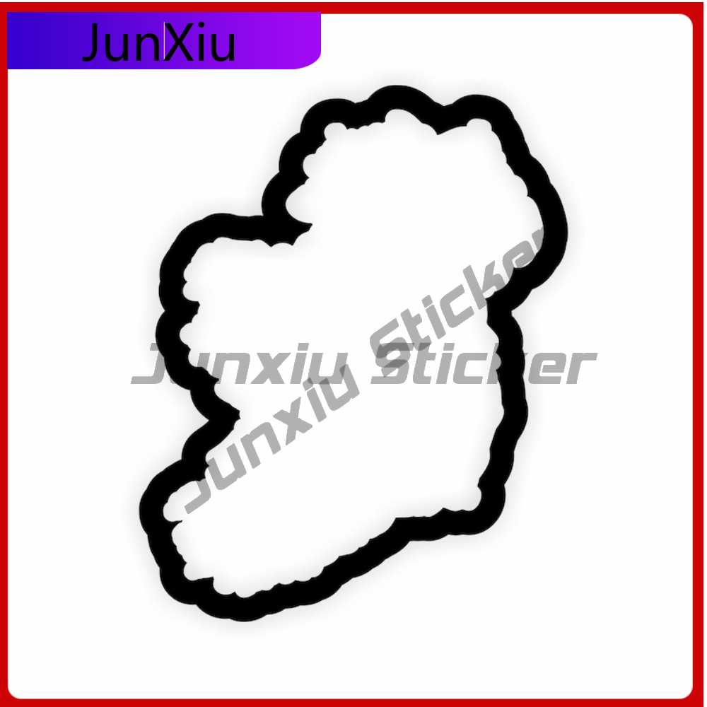 Autocollant contour d'irlande, - Car Accessories Ireland avis et prix