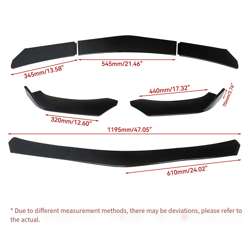 Pare-choc avant noir brillant  - Car Accessories Lipa avis et prix