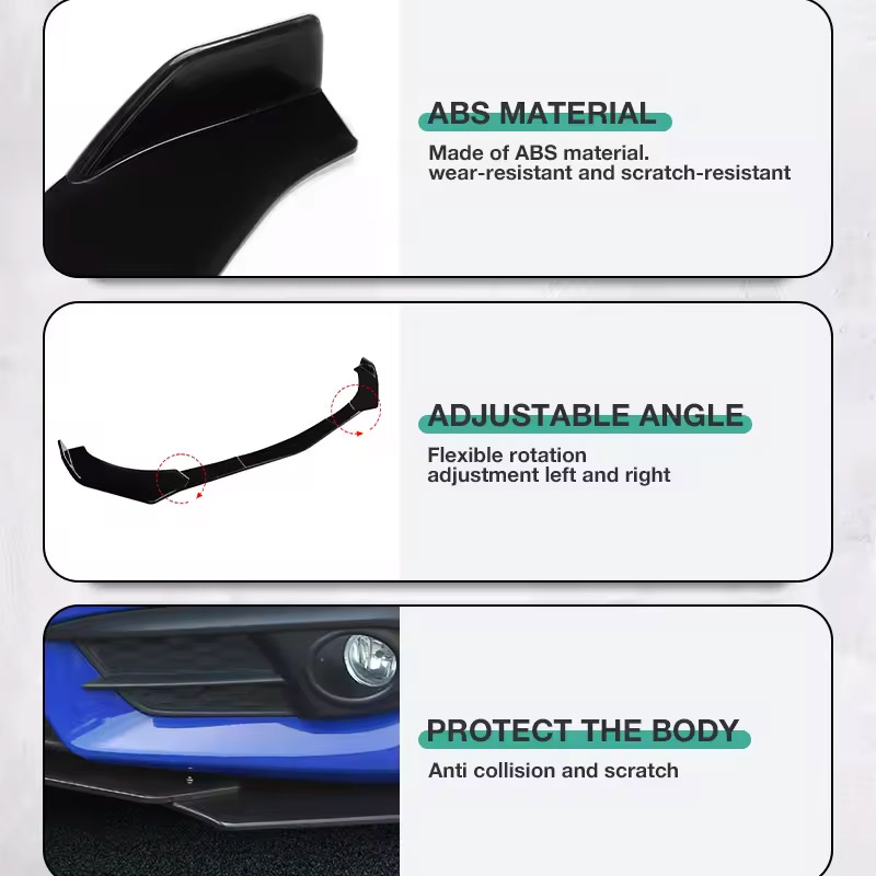 Pare-choc avant noir brillant  - Car Accessories Lipa avis et prix