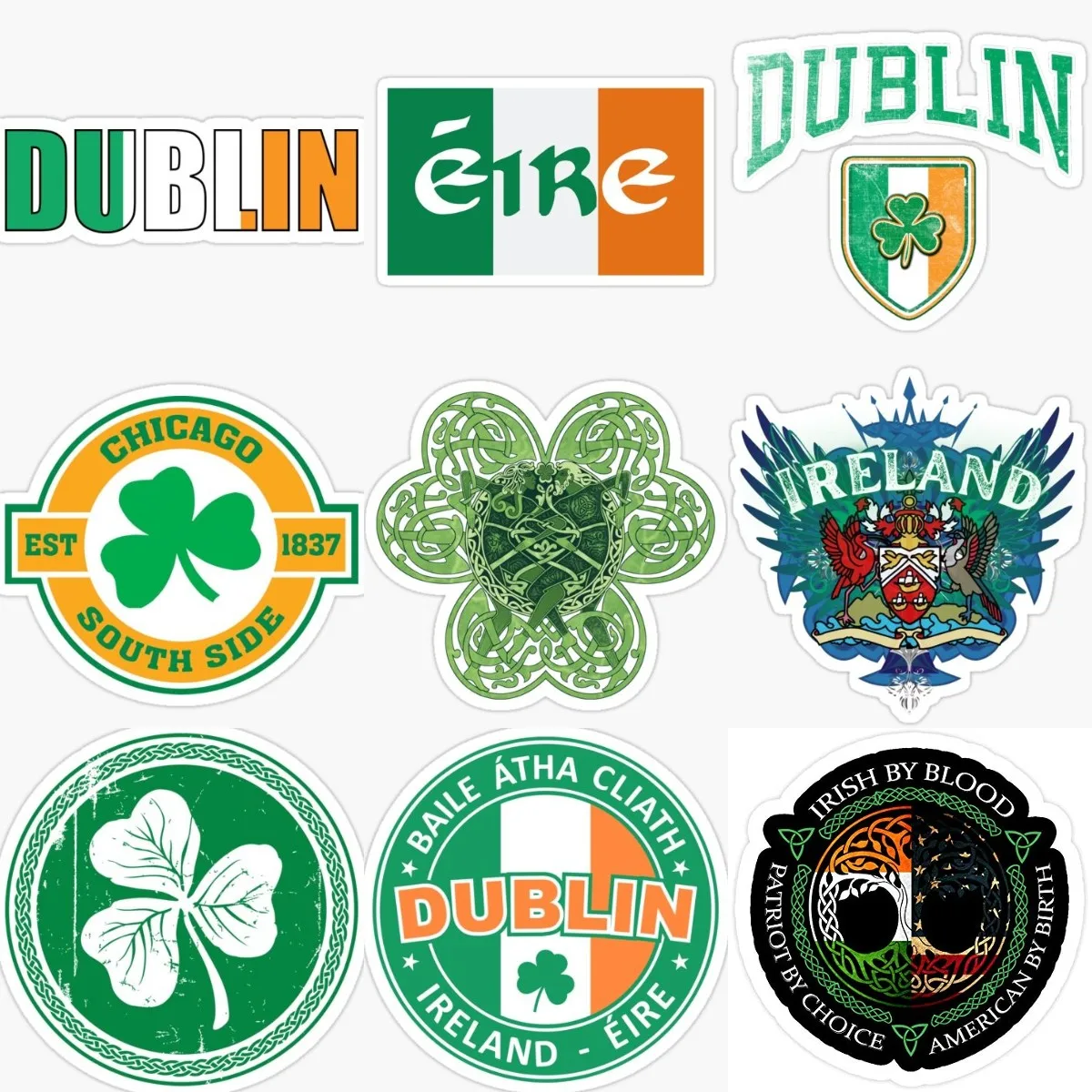 Autocollant Trèfle Porte-Bonhe - Car Accessories Ireland avis et prix