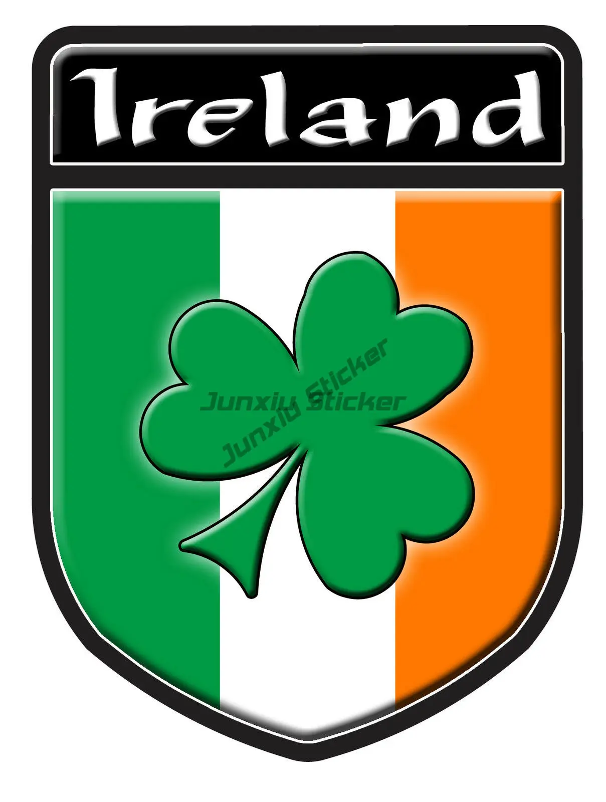 Autocollant en PVC drapeau irl - Car Accessories Ireland avis et prix