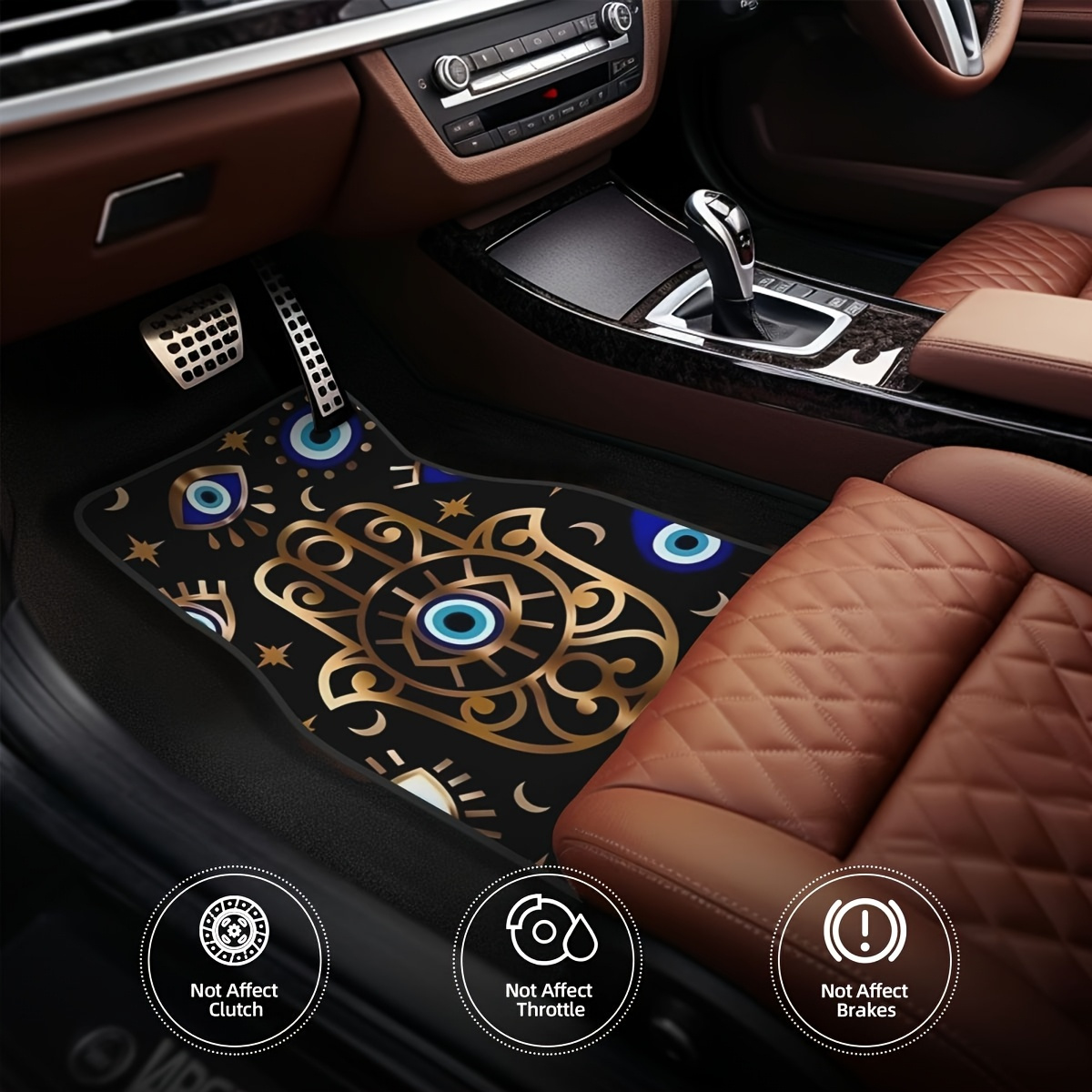 Ensemble de 4 tapis de sol de  - Car Accessories Evil Eye avis et prix