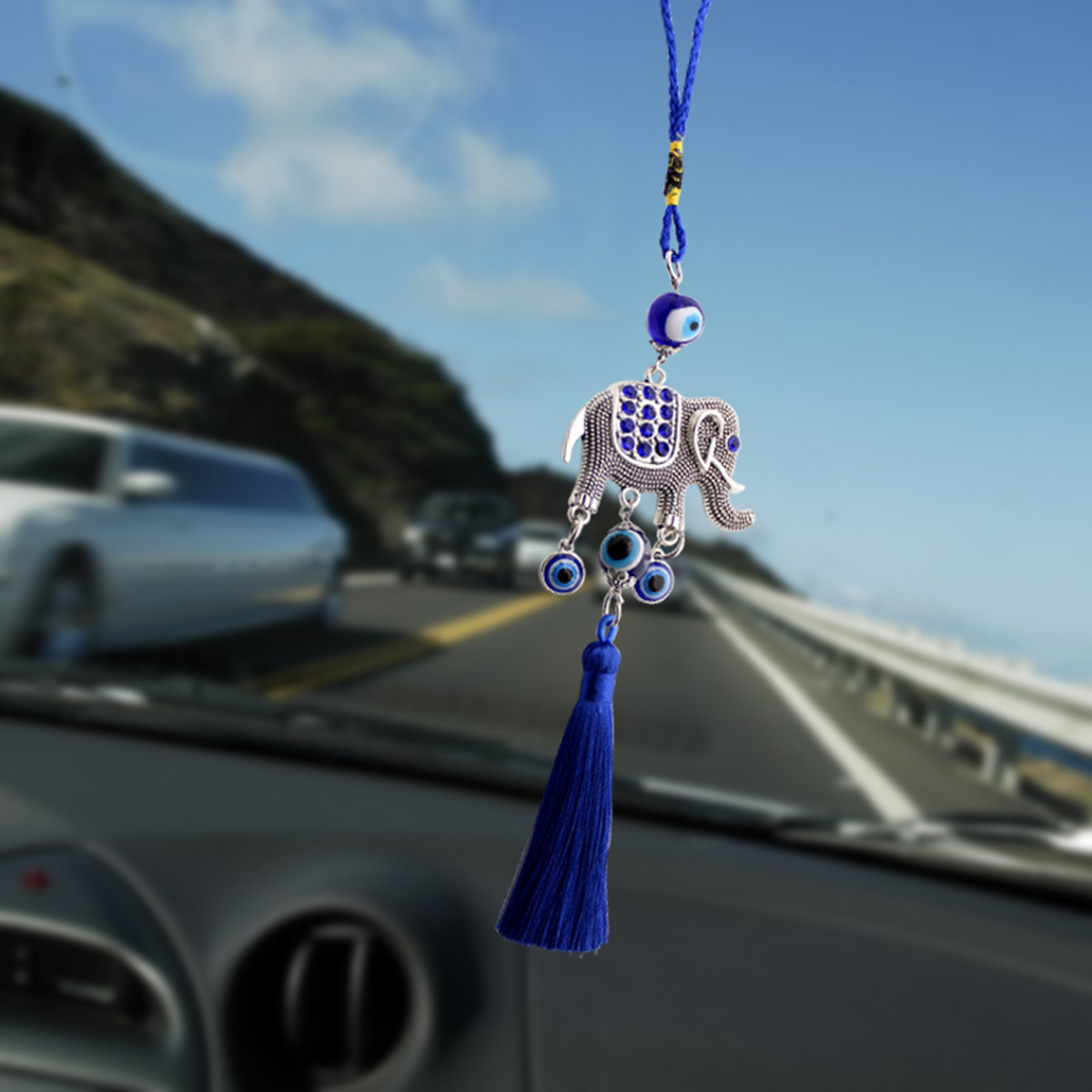 Pendentif de voiture éléphant  - Car Accessories Evil Eye avis et prix