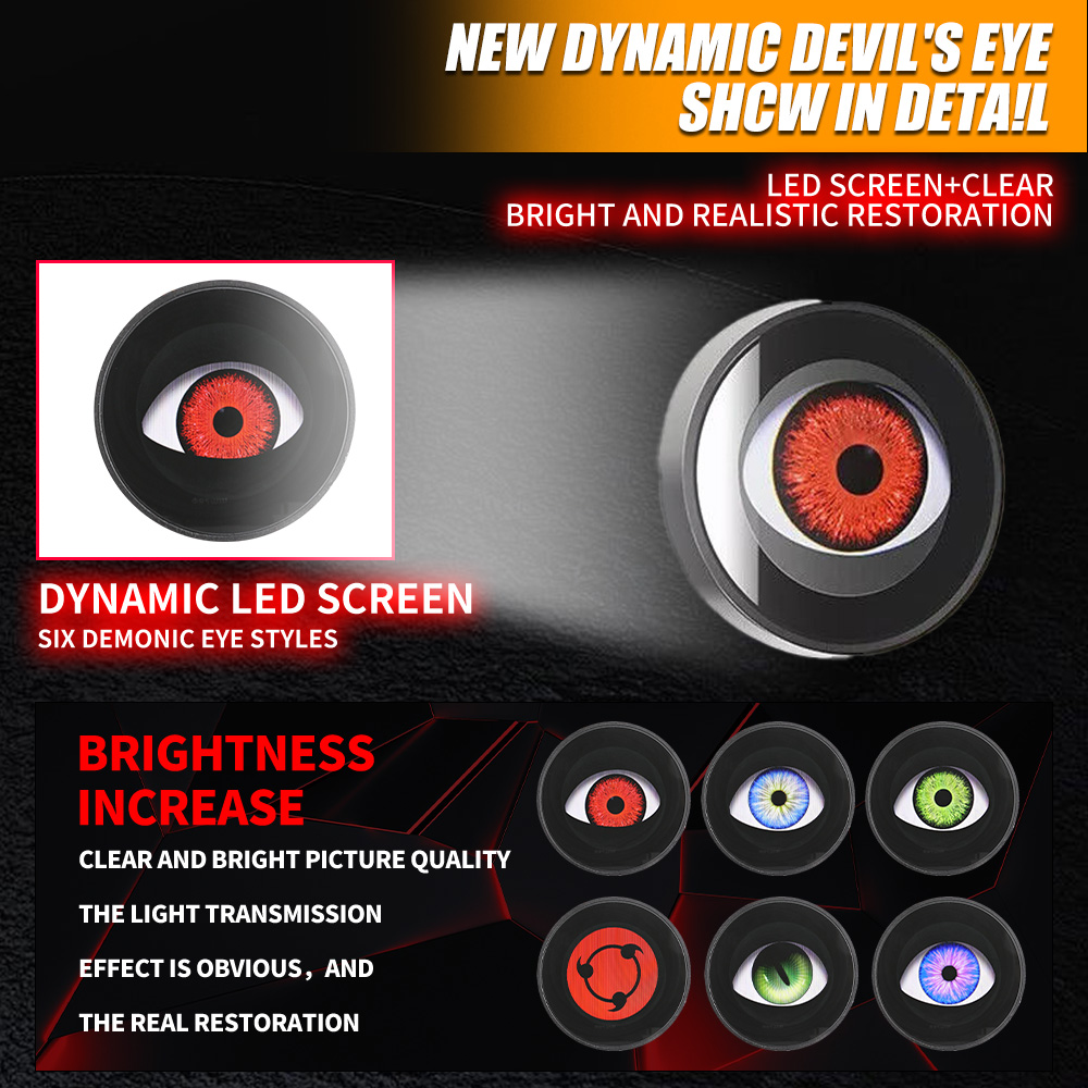 Phare LED yeux de démon, motif - Car Accessories Evil Eye avis et prix